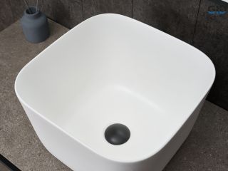 Раковина Gid N9301wg 51234 накладная белая 36x36x25.5