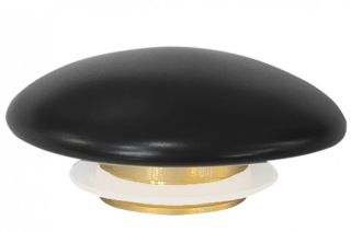 Накладка на слив для раковины ABBER AC0014MB чёрный матовый