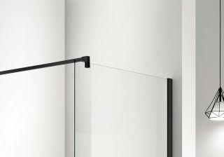 Душевая перегородка Aquatek Walk in с держателем AQ WIW 12020GM 120 см см оружейная сталь