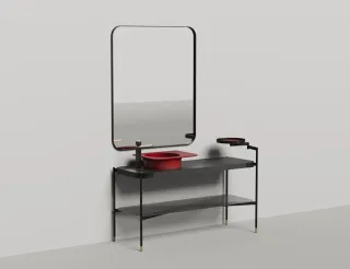 Консоль Salini Ninfea 27N114 140см с зеркалом