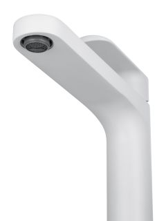 Смеситель для раковины Wonzon & Woghand WW-H1034-MW белый матовый