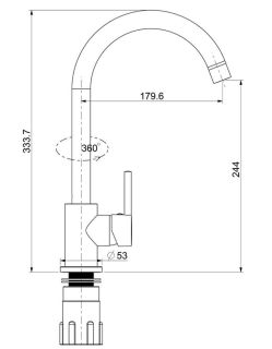 Смеситель для кухни Splenka S201.40.08 белый