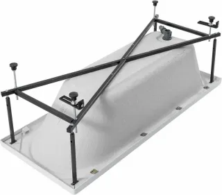 Акриловая ванна Aquanet Nord 347887 170x70 см с каркасом с боковой и фронтальной панелями