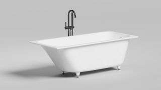 Ванна из искусственного камня Salini Orlanda Kit S-Stone 102122M 180x80см белый матовый