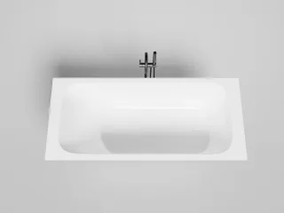 Ванна из искусственного камня Salini Orlanda Kit S-Sense 102112GRH 180x80см RAL снаружи