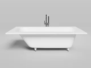 Ванна из искусственного камня Salini Orlanda Plus S-Sense 102014G 190x100см белый глянцевый