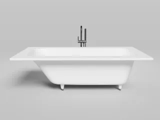 Ванна из искусственного камня Salini Orlanda Plus Kit S-Stone 102124M 190x100см белый матовый