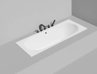 Ванна из искусственного камня Salini Ornella Axis S-Sense 104613M 170x70см белый матовый