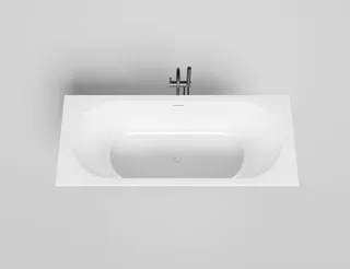 Ванна из искусственного камня Salini Ornella Axis Kit S-Sense 104713M 170x70см белый матовый