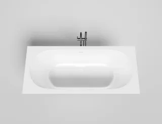 Ванна из искусственного камня Salini Ornella Axis Kit S-Sense 103511MRH 180x80см RAL снаружи