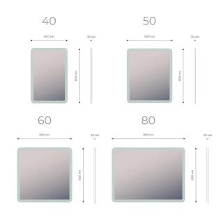 Зеркало с подсветкой Vigo Wing Classic 082 80 см