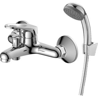 Смеситель для ванны Decoroom с ручным душем хром DR21035