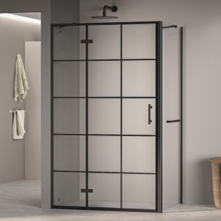 Душевой уголок RGW PA-77-1B L (PA-07B L + Z-060-2B + держатель O-204B) 410877128-084L 120x80см чёрный