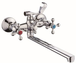 Смеситель для ванны с душем РМС SL71-143P хром