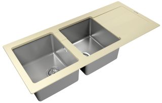 Кухонная мойка Florentina Комби 1160 серый шёлк