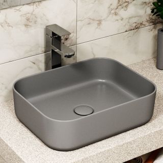 Раковина Point Меркурий PN43832GM 50см графит