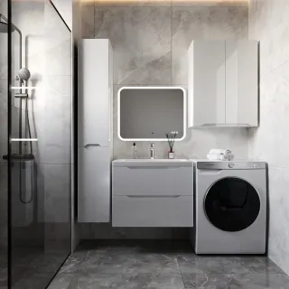 Тумба под раковину Style Line Марелла 70 Люкс Plus СС-00002408 белый глянец