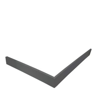 Экран для душевого поддона Veconi Pietra PS AG, 1200x800x30, гелькоут и стекловолокно, антрацитово-серый