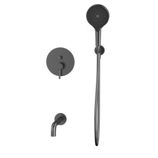 Система для ванны скрытого монтажа WHITECROSS Y YSET06TOPGM оружейная сталь