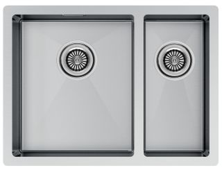 Мойка кухонная Paulmark Gerberg PM225944-BSL левая брашированная нержавеющая сталь