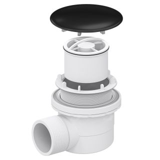 Сифон для душевого поддона RGW Velplex QYD-06 18241106-04 чёрный