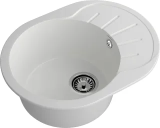 Мойка кухонная GranFest CLASSIC R-580L иней