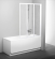 Шторка на ванну Ravak Supernova VS3 100 795P010041 Rain профиль белый