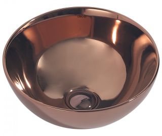 Раковина ABBER Bequem AC2106RG 32см розовое золото