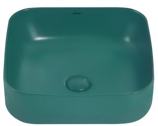 Раковина ABBER Rechteck AC2211MBG 39см тёмно-зелёный матовый