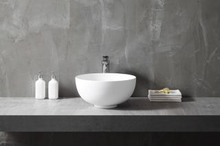 Раковина ABBER Stein AS2617 40см белый матовый