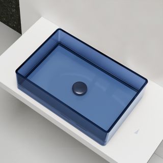 Раковина ABBER Kristall AT2803Saphir 60см синий