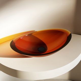 Раковина ABBER Kristall AT2808Opal 60см коричневый