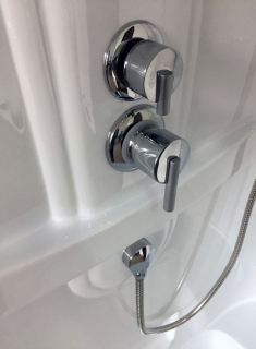 Душевая кабина Royal Bath BP левая стекло матовое 100x80см RB8100BP2-M-L