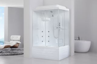 Душевая кабина Royal Bath BP левая стекло прозрачное 100x80см RB8100BP2-T-L