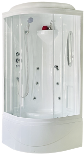 Душевая кабина Royal Bath BK стекло прозрачное 90x90см RB90BK2-T