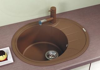 Кухонная мойка Florentina Родос 620 чёрный