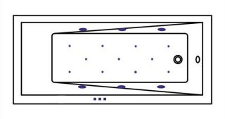 Гидромассажная ванна Whitecross Wave 0101.160070.100.RELAX.BR 160x70см Relax бронза