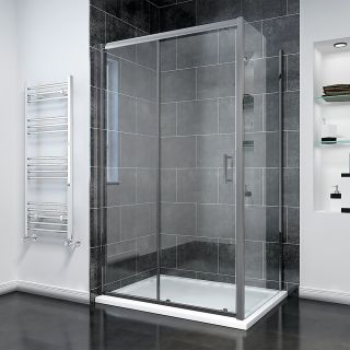 Душевой уголок Veconi Rovigo RV-055GM, 1000х800х1950, оружейная сталь, прозрачное стекло