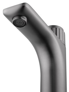 Смеситель для раковины Wonzon & Woghand Click WW-A40412-BGG тёмный графит