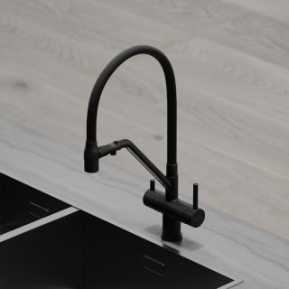 Смеситель для кухни Sancos Dora SC4003MB чёрный матовый