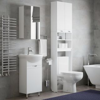 Тумба под раковину Corozo Лея SD-00001490 45см белый