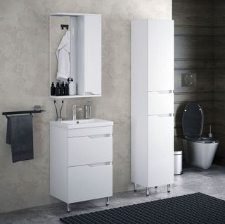 Зеркало-шкаф Corozo Теона SD-00001514 правое 50см белый