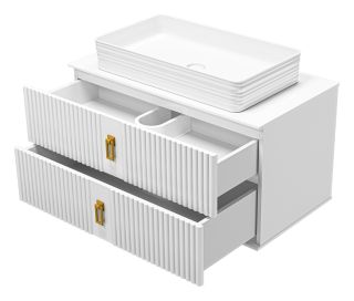 Подвесная тумба под раковину Brevita Sevilla SEV-09090-0102Я 90см белый