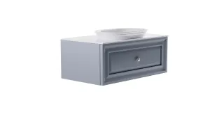 Тумба с раковиной Astra-Form Шарм 4631177713453 90 см голубой матовый