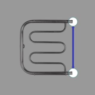 Полотенцесушитель водяной Energy Vega 600х600