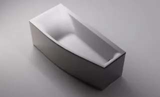 Ванна из искусственного камня Astra-Form Скат 01010014 левая 170x75 см белый глянец