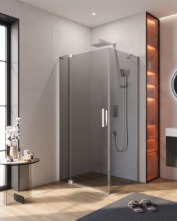 Душевой уголок CEZARES SLIDER-AH-1-80-100/110-GRIGIO-Cr