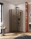 Душевой уголок CEZARES SLIDER-AH-1-80-80/90-BR-NERO