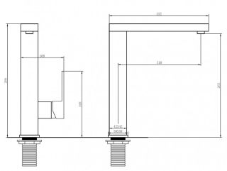 Смеситель для кухни ABBER Daheim AF8214G золото матовое