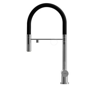 Смеситель для кухни Kohr Berga Series 1LQ180251CP-0000A хром/чёрный